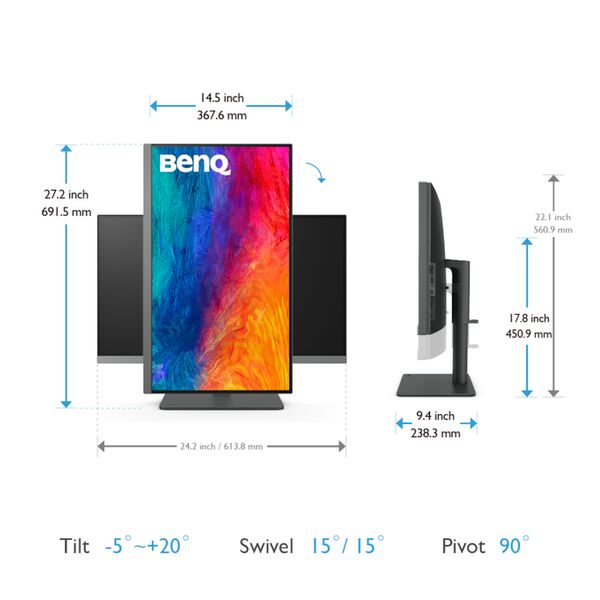 Benq PD2706U 68,58 cm (27