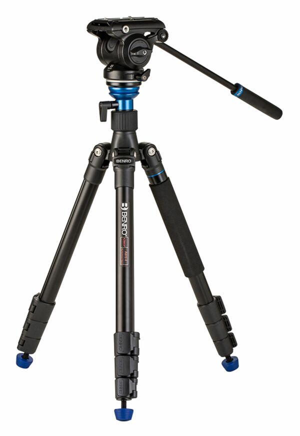 Benro Aero4 Videostativkit A2883F Aluminium inkl. Videoneiger S4Pro 