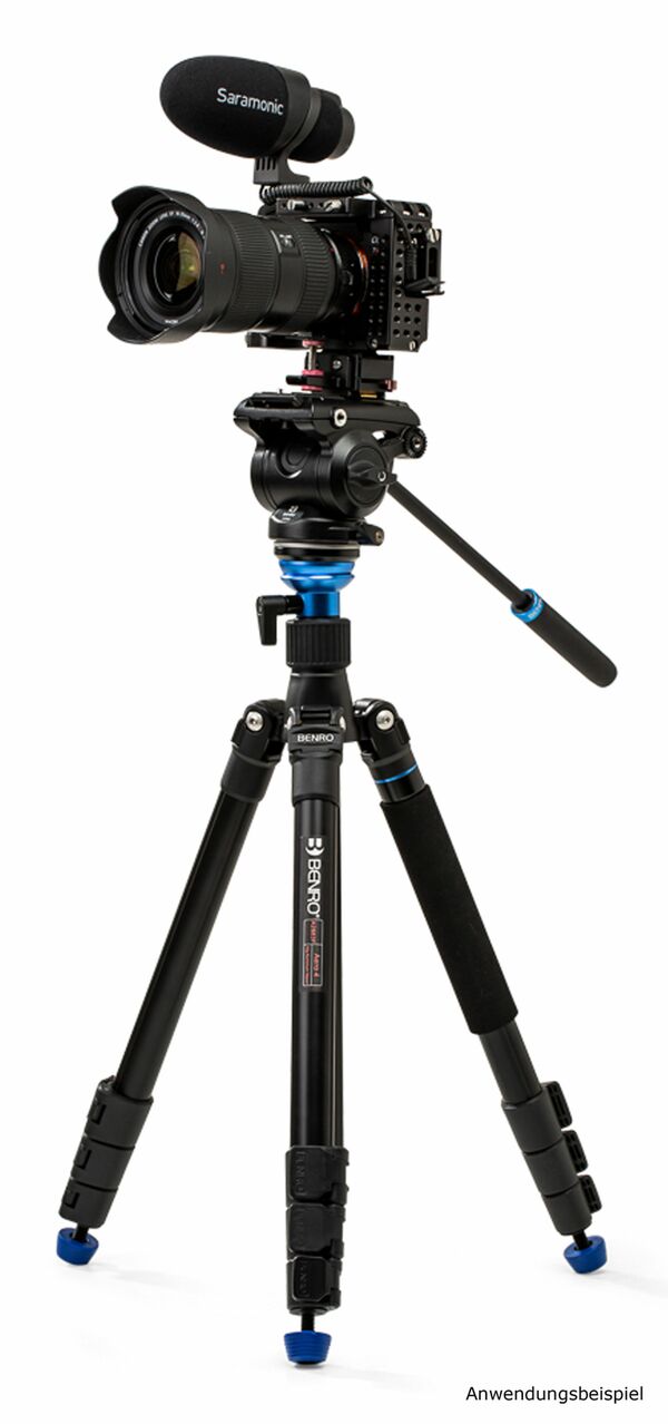Benro Aero4 Videostativkit A2883F Aluminium inkl. Videoneiger S4Pro 