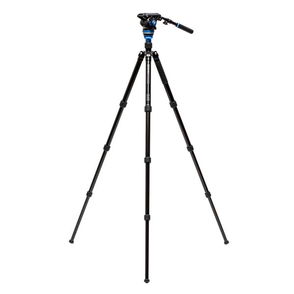 Benro Aero6 Videostativkit inkl. Videoneiger S6Pro und Nivelliermittelsäule   Aluminium