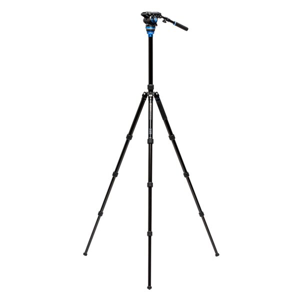 Benro Aero6 Videostativkit inkl. Videoneiger S6Pro und Nivelliermittelsäule   Aluminium