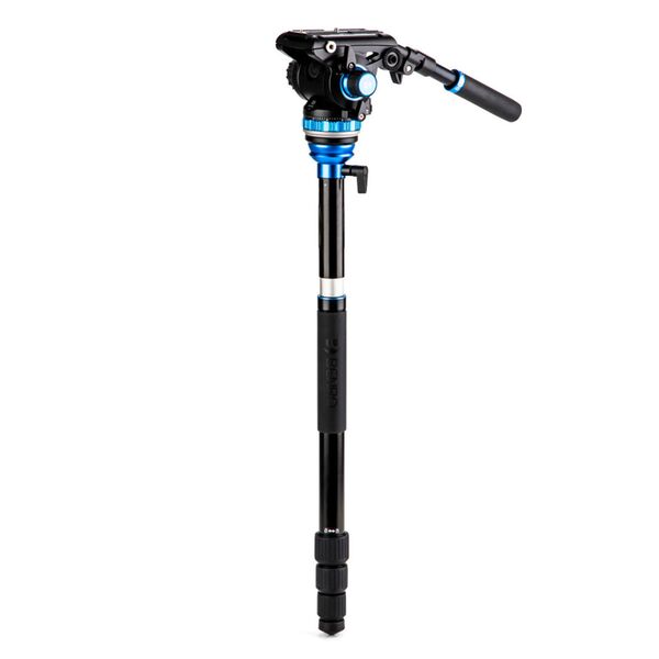 Benro Aero6 Videostativkit inkl. Videoneiger S6Pro und Nivelliermittelsäule   Aluminium