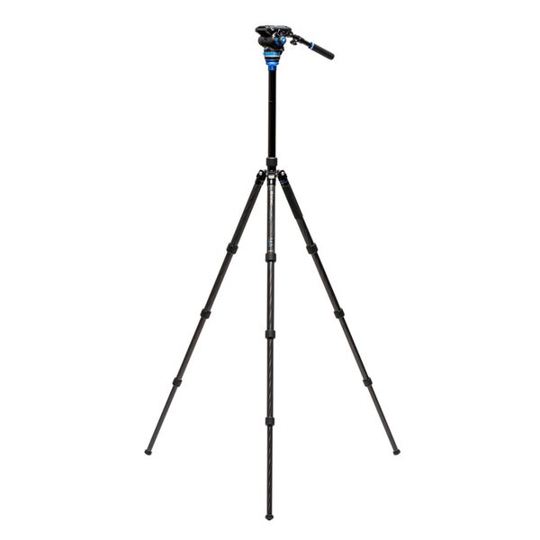 Benro Aero6 Videostativkit inkl. Videoneiger S6Pro und Nivelliermittelsäule  Carbon