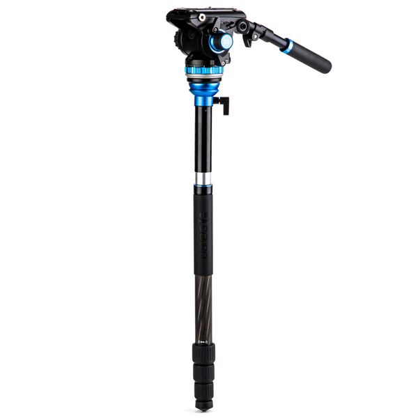 Benro Aero6 Videostativkit inkl. Videoneiger S6Pro und Nivelliermittelsäule  Carbon