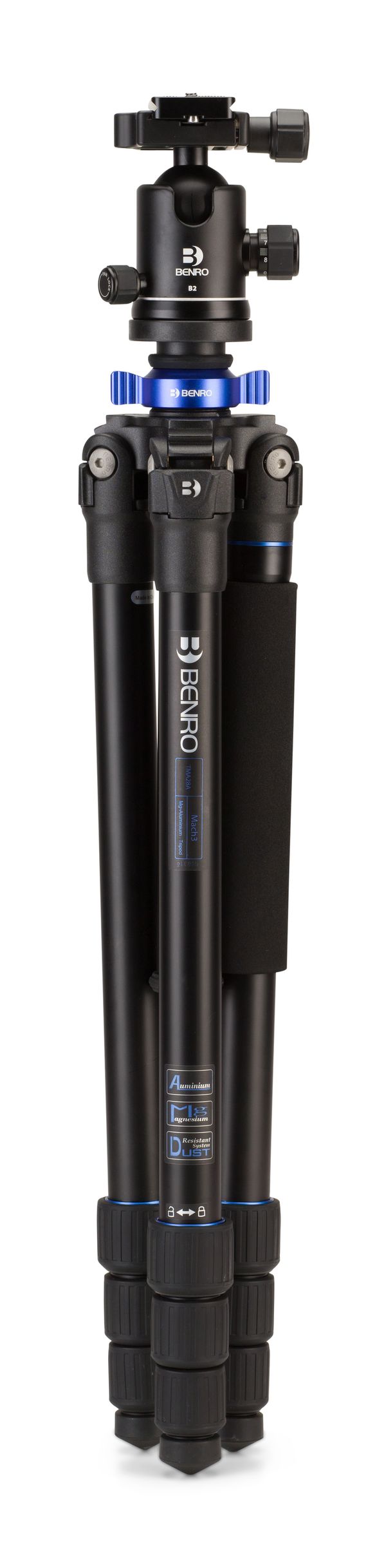 Benro Dreibeinstativ Kit Mach3 Kit Series 2 Alum 4 sect B2 head - TMA28AB2 