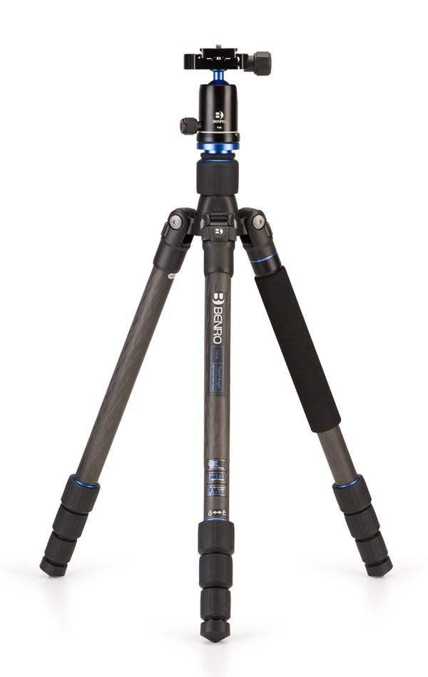 Benro Dreibeinstativ Kit Travel Angel Kit Series 1 Carbon 4 sect V0 Head - FTA18CV0 