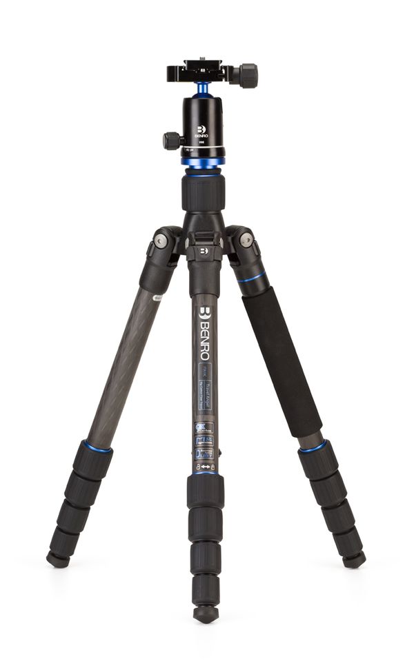 Benro Dreibeinstativ Kit Travel Angel Kit Series 1 Carbon 5 sect V0 Head - FTA19CV0 