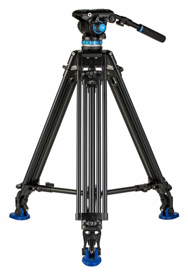 Benro Dual-Tube Videostativkit A573T Aluminium inkl. Videoneiger S6Pro 