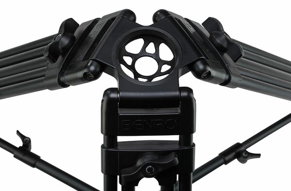 Benro Dual-Tube Videostativkit A573T Aluminium inkl. Videoneiger S6Pro 