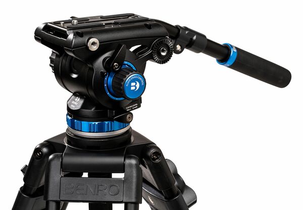 Benro Dual-Tube Videostativkit A573T Aluminium inkl. Videoneiger S6Pro 