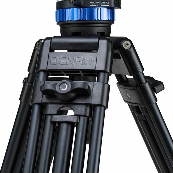 Benro Dual-Tube Videostativkit A573T Aluminium inkl. Videoneiger S6Pro 