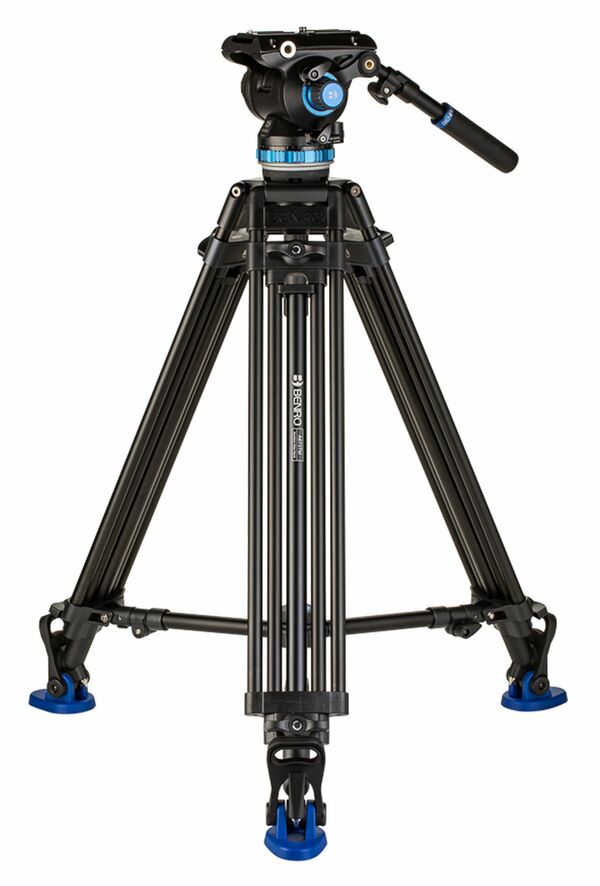 Benro Dual-Tube Videostativkit A673T Aluminium inkl. Videoneiger S8Pro 