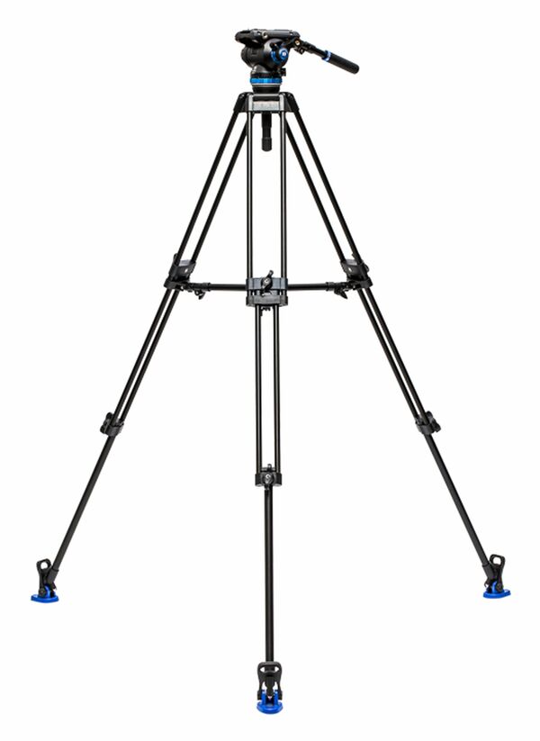 Benro Dual-Tube Videostativkit A673T Aluminium inkl. Videoneiger S8Pro 