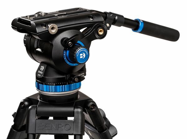 Benro Dual-Tube Videostativkit A673T Aluminium inkl. Videoneiger S8Pro 