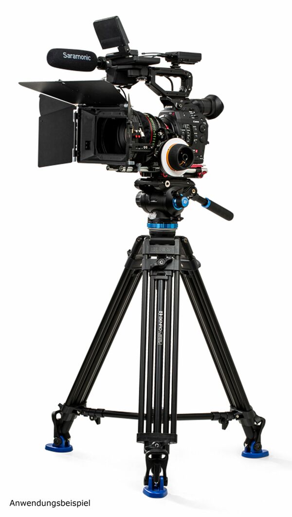 Benro Dual-Tube Videostativkit A673T Aluminium inkl. Videoneiger S8Pro 