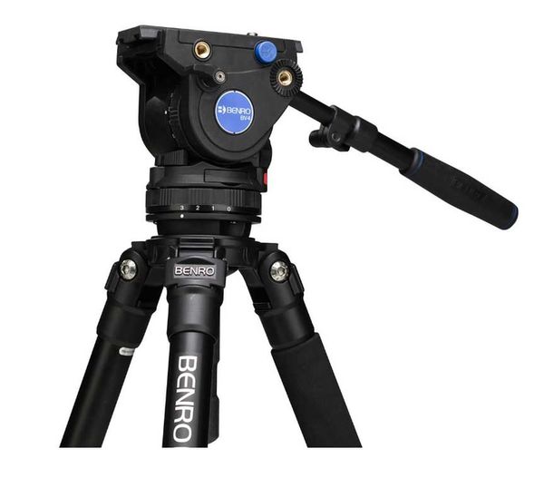 Benro Series 3 Alum Single Tube Video Tripod with BV4H head - A373FBV4H 