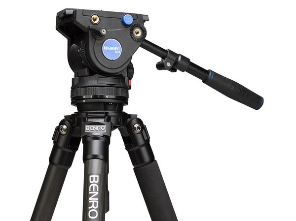 Benro Series 3 Carbon Fibre Single Tube Video Tripod with BV4H head - C373FBV4H 