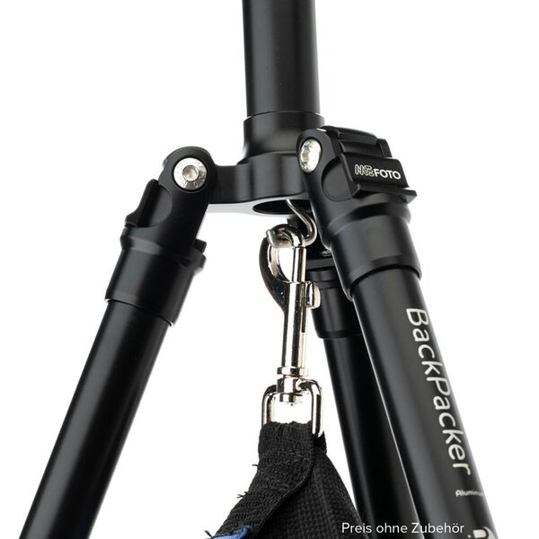 Benro Stativ MeFoto BackPacker Alu  schwarz