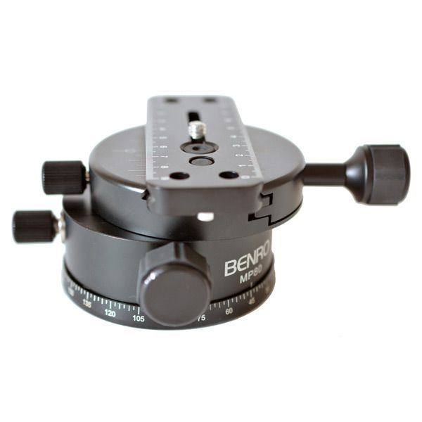 Benro Stativkopf MP Macro Photo Head  80mm Base +/14 geared action - MP80 
