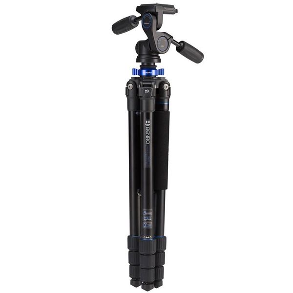 Benro TMA28AHD2A Mach3 Kit Serie 2 Alu 4 Segmente inkl. 3 -Wege Neiger HD2A 