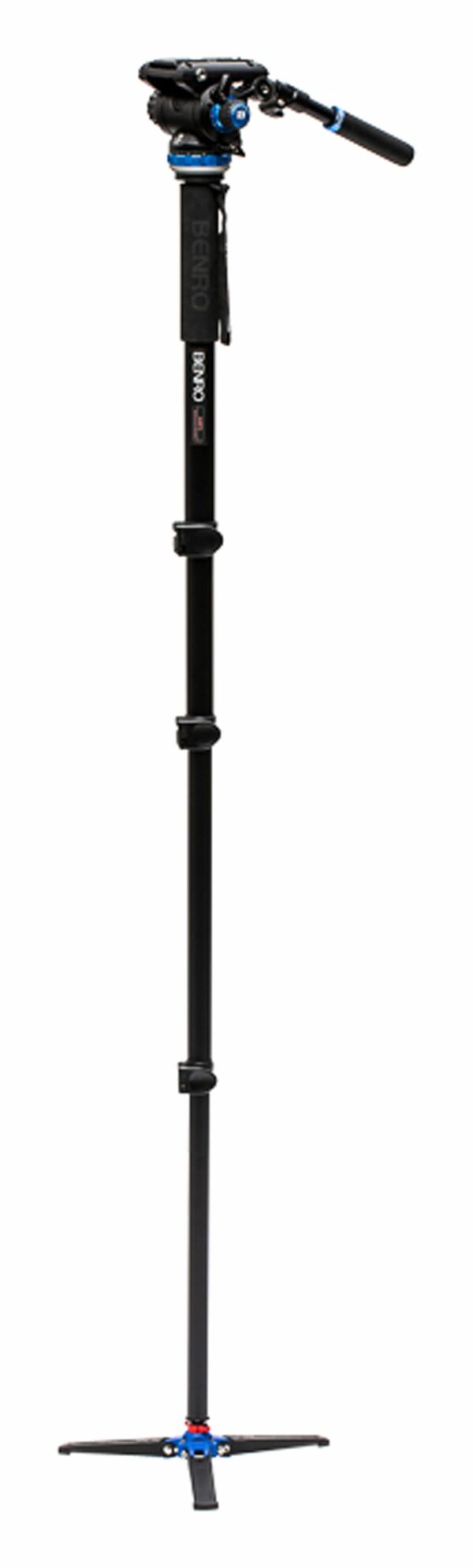 Benro Video-Einbeinstativkit Aluminium A48FD inkl. Videoneiger S6Pro und Mini-Standfuß 