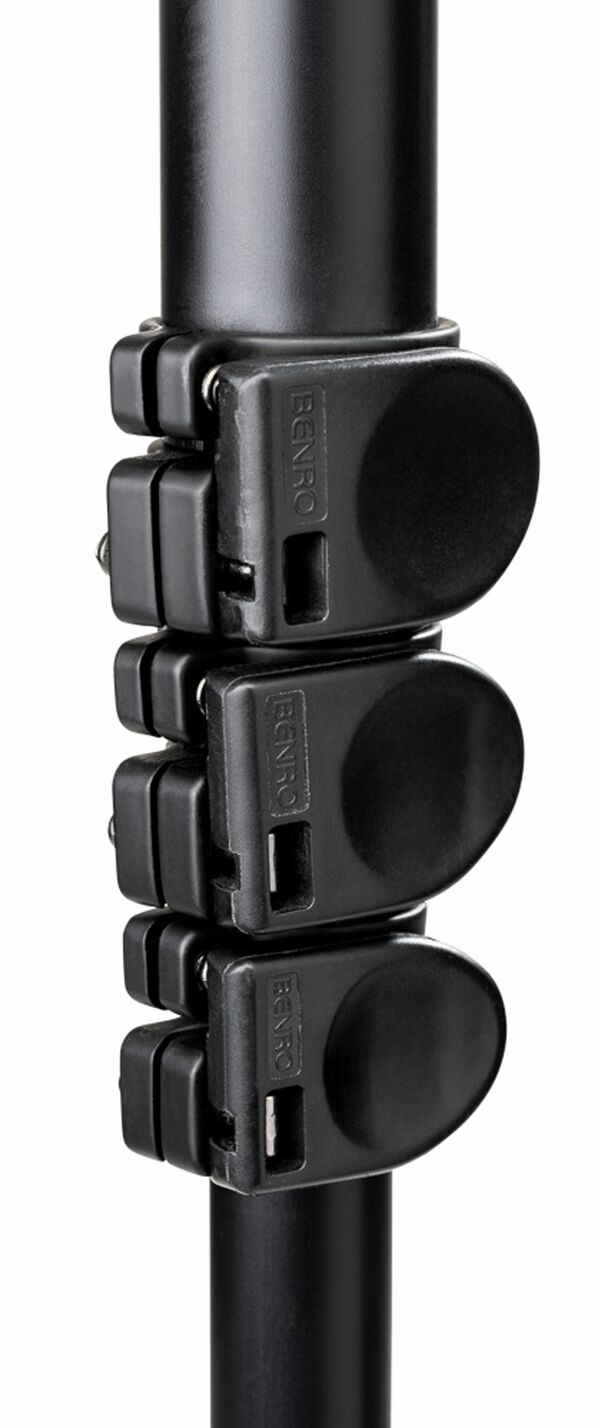 Benro Video-Einbeinstativkit Aluminium A48FD inkl. Videoneiger S6Pro und Mini-Standfuß 