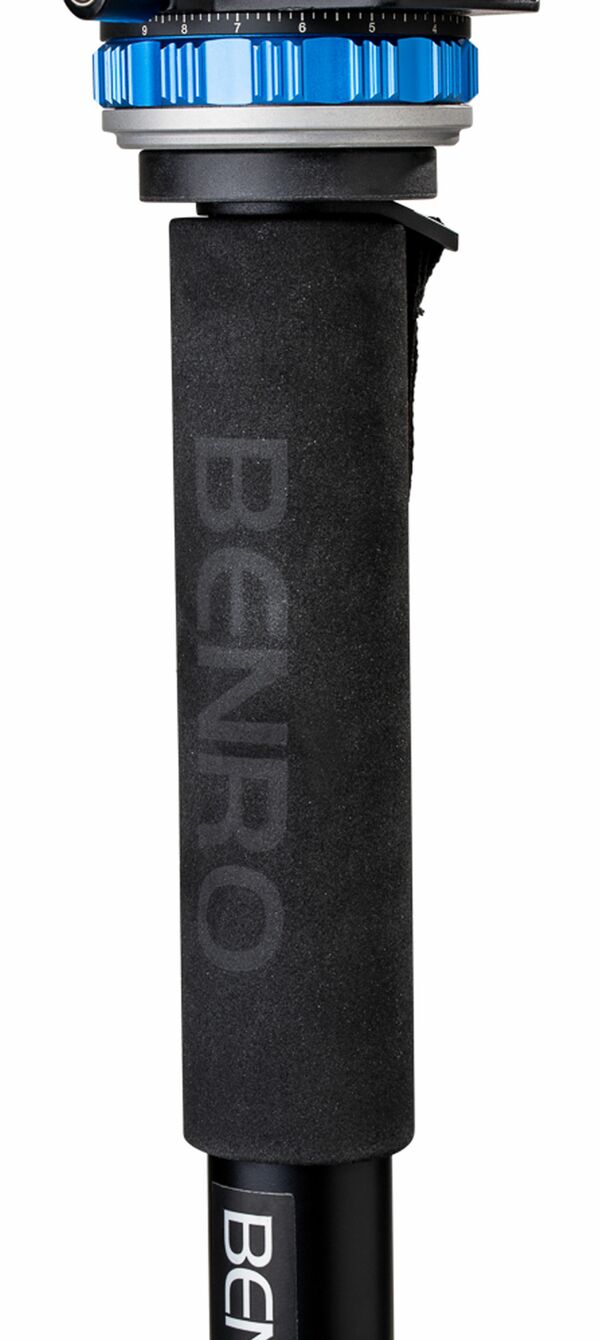 Benro Video-Einbeinstativkit Aluminium A48FD inkl. Videoneiger S6Pro und Mini-Standfuß 