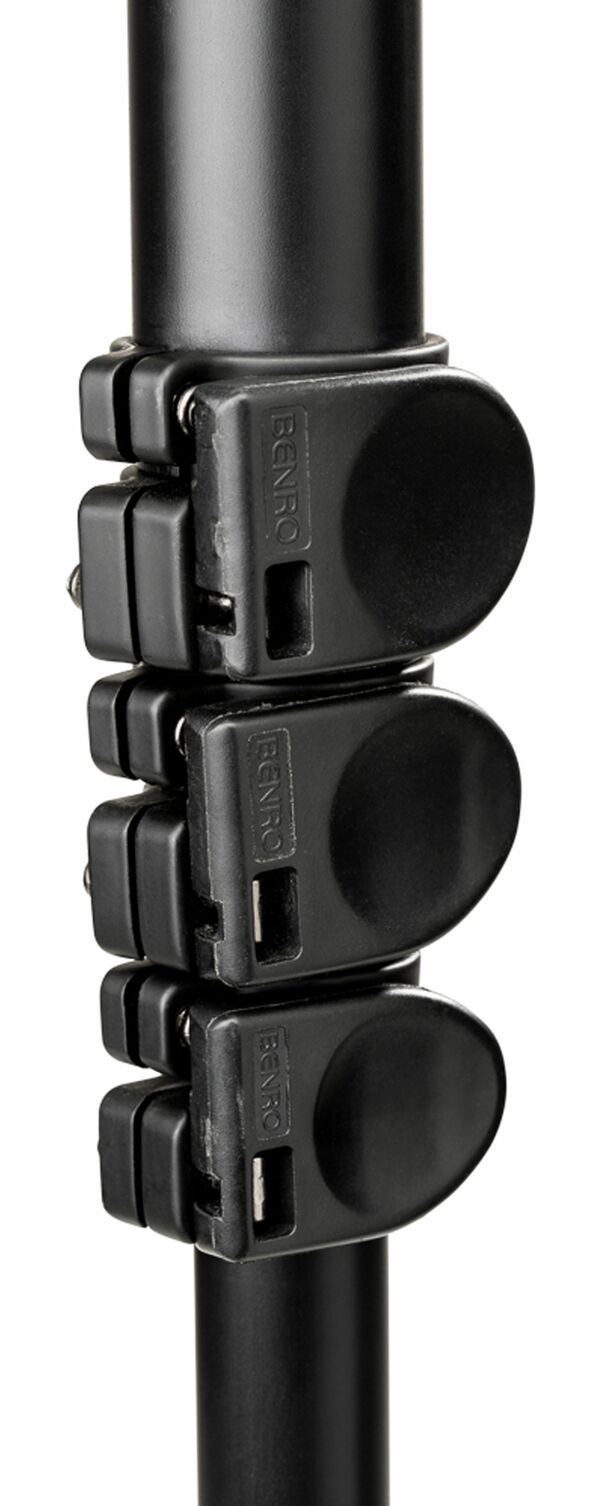 Benro Video-Einbeinstativkit Aluminium A48FD inkl. Videoneiger S4Pro und Mini-Standfuß 