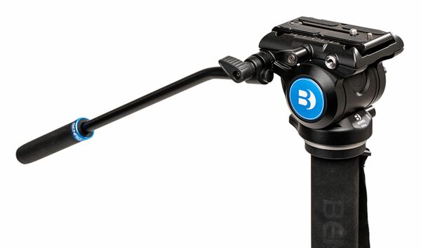 Benro Video-Einbeinstativkit Aluminium A48FD inkl. Videoneiger S4Pro und Mini-Standfuß 