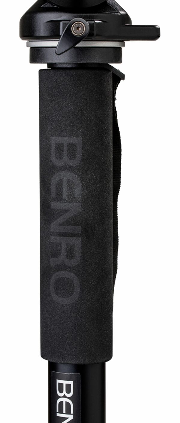 Benro Video-Einbeinstativkit Aluminium A48FD inkl. Videoneiger S4Pro und Mini-Standfuß 