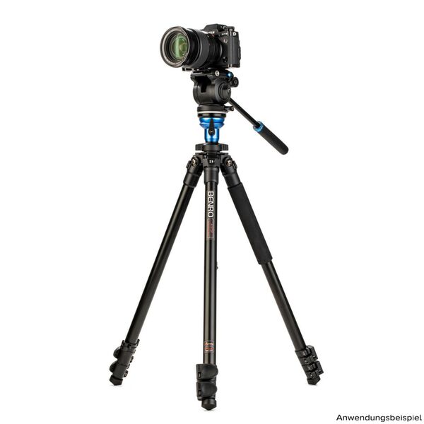 Benro Videostativkit A1573F Aluminium Serie 1 inkl. Videoneiger S2Pro  Alu
