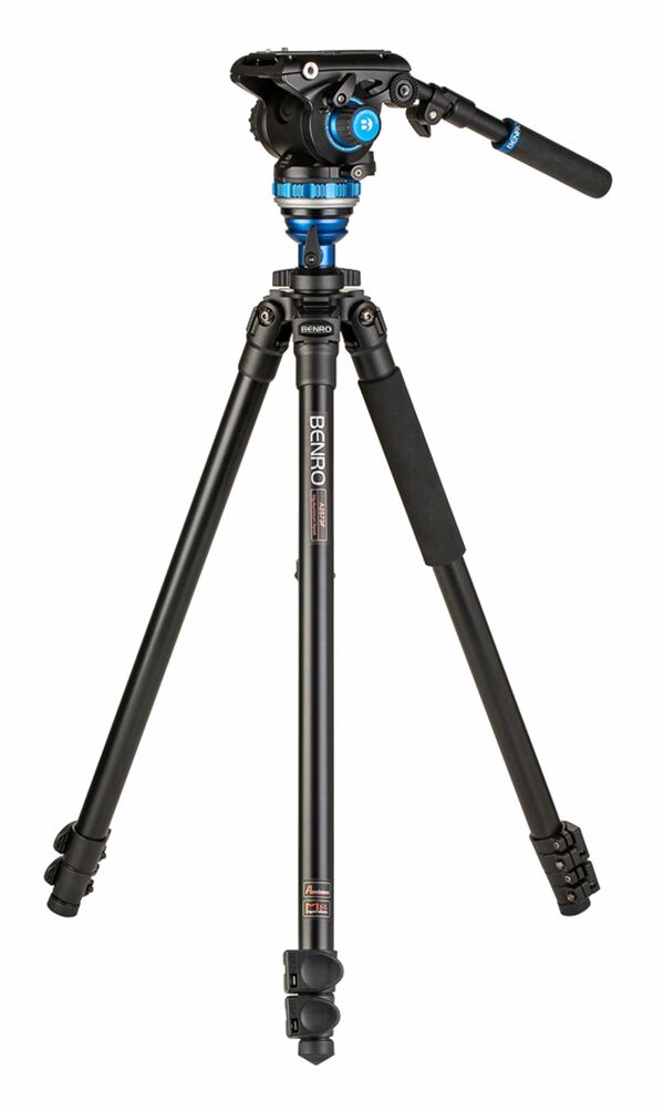 Benro Videostativkit A2573F Aluminium Serie 2 inkl. Videoneiger S6Pro 