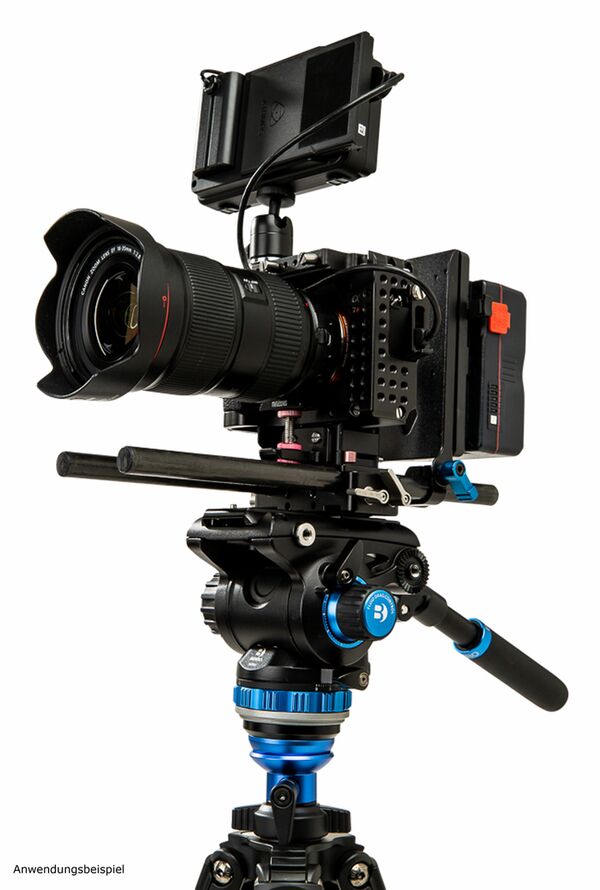 Benro Videostativkit A2573F Aluminium Serie 2 inkl. Videoneiger S6Pro 