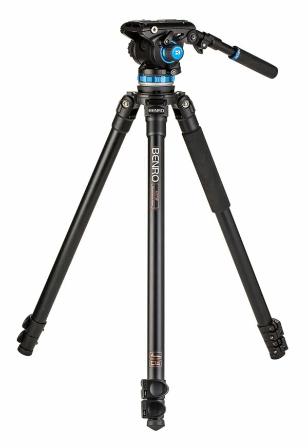 Benro Videostativkit A373F Aluminium Serie 3 inkl. Videoneiger S6Pro  75mm