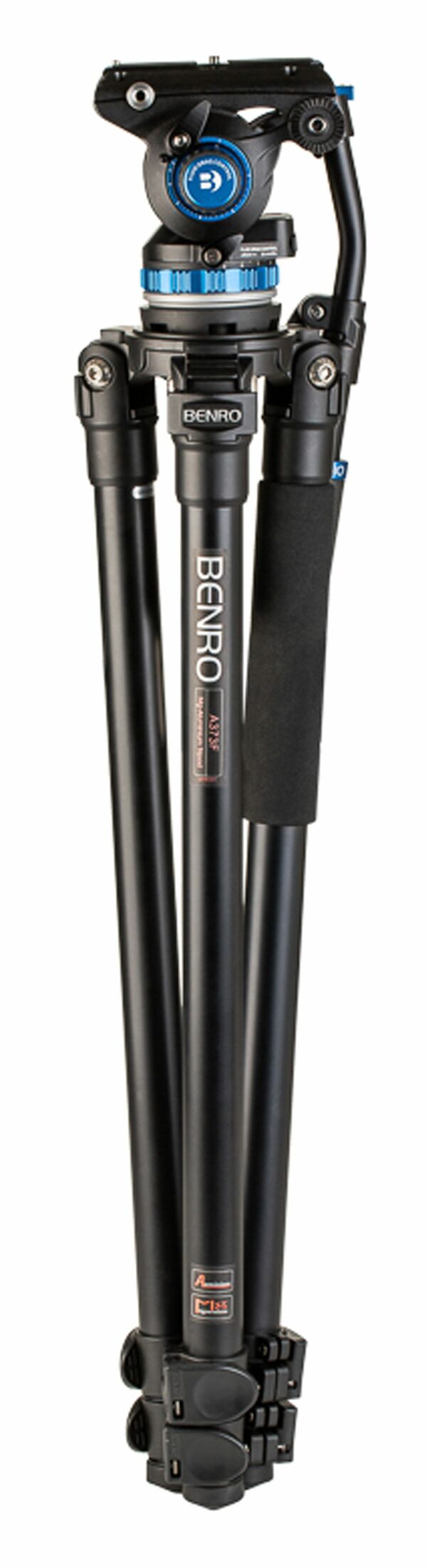 Benro Videostativkit A373F Aluminium Serie 3 inkl. Videoneiger S6Pro  75mm