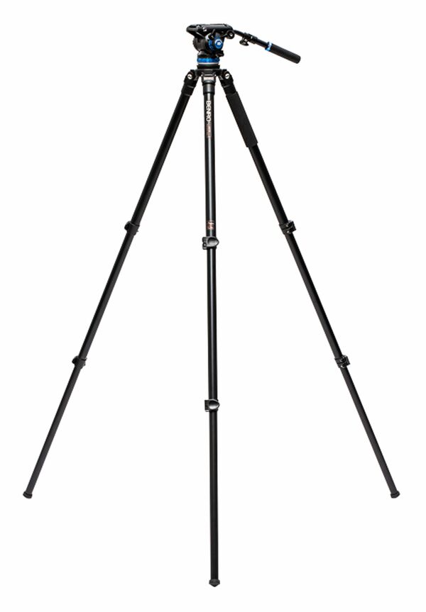Benro Videostativkit A373F Aluminium Serie 3 inkl. Videoneiger S6Pro  75mm