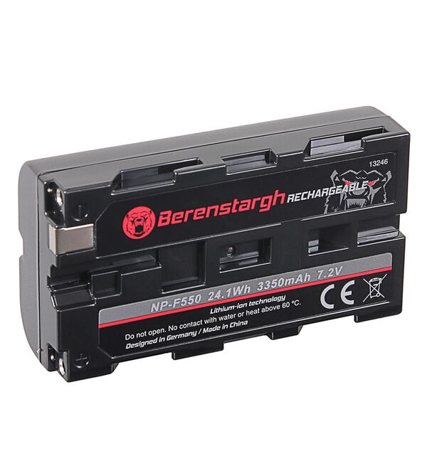 Berenstargh Akku Sony  NP-F550, 3350mAh