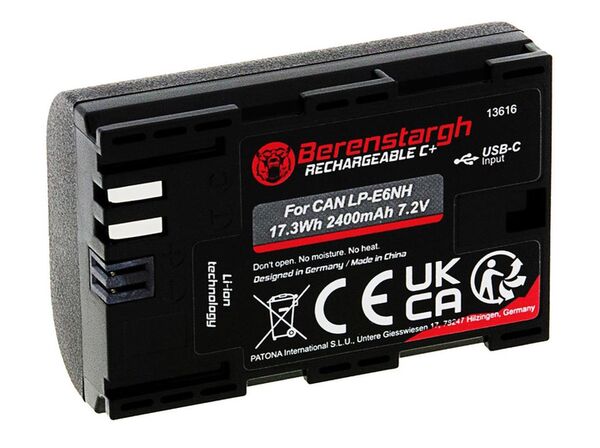 Berenstargh Akku Canon  LP-E6NH