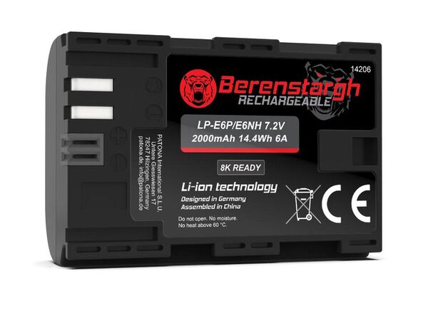 Berenstargh Akku Canon  LP-E6P