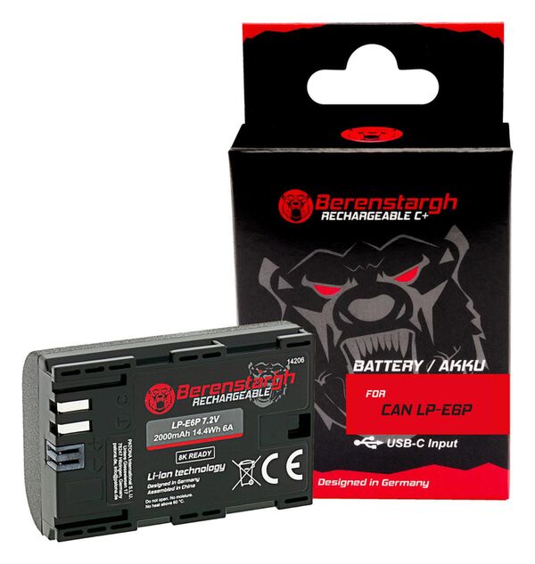 Berenstargh Akku Canon  LP-E6P