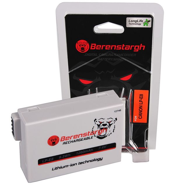 Berenstargh Akku Canon  LP-E8