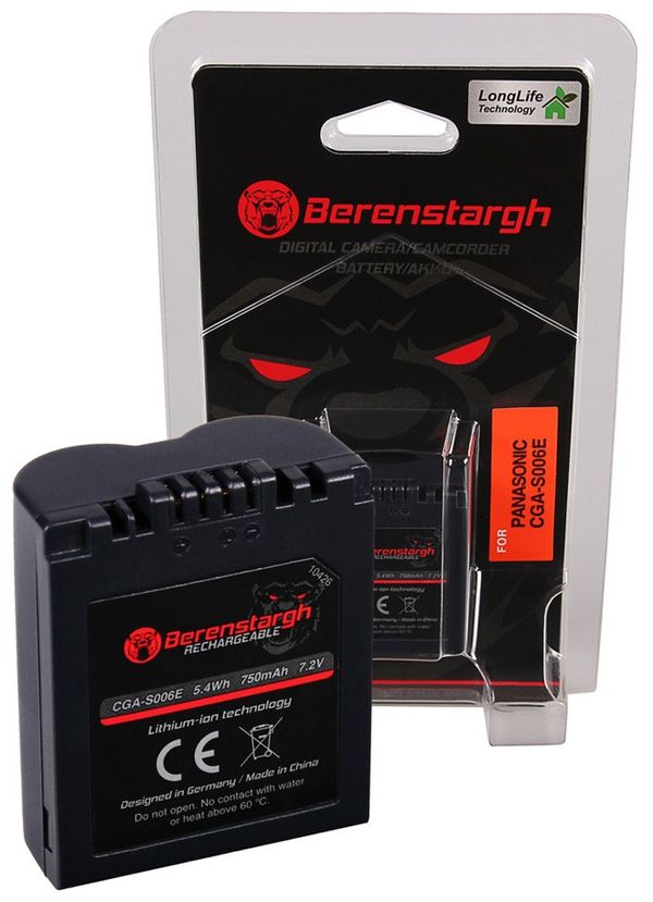 Berenstargh Akku Panasonic  CGA-S006E