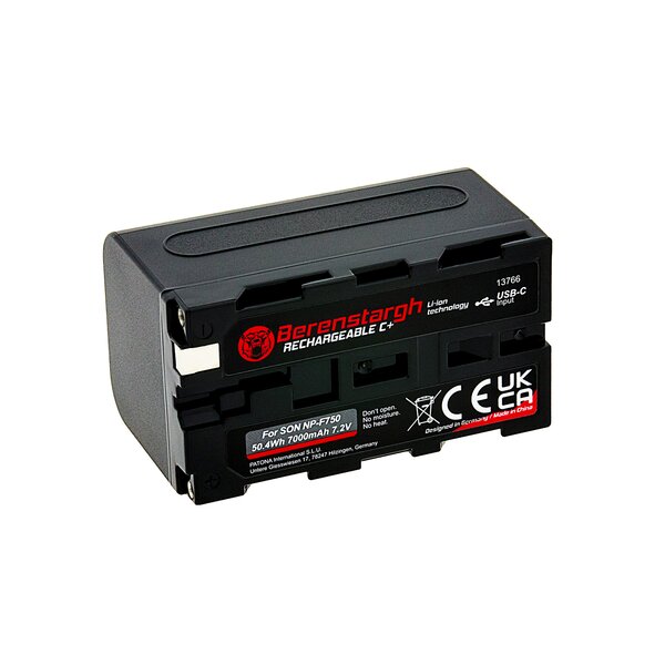 Berenstargh Akku Sony NP-F750 7000mAh USB-C Input 