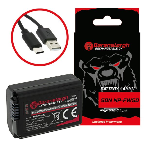 Berenstargh Akku Sony  NP-FW50