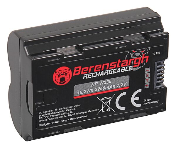 Berenstargh Akku Fujifilm  NP-W235, 2250mAh