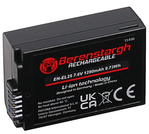 Berenstargh Akku Nikon  EN-EL25, 1280mAh