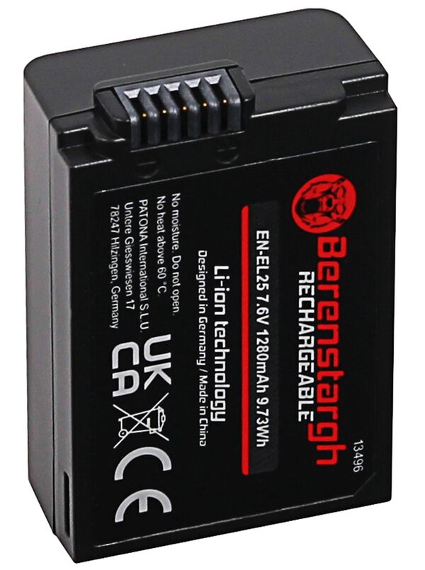 Berenstargh Akku Nikon  EN-EL25, 1280mAh