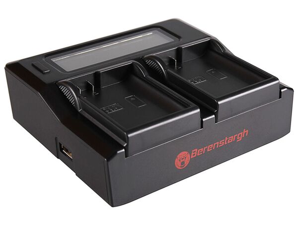 Berenstargh Dual LCD Ladegerät Nikon  EN-EL15, 8.4V