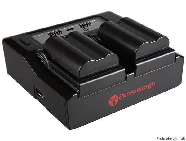 Berenstargh Dual LCD Ladegerät Nikon  EN-EL15, 8.4V