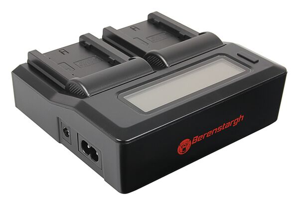 Berenstargh Dual LCD Ladegerät Fuji  NP-W235, 8.4V